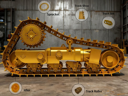 Bobcat Kompakt Paletli Yükleyiciler için Premium Alt Takım Parçaları Tek Noktadan Ayrıcalıklı Tedarikçi